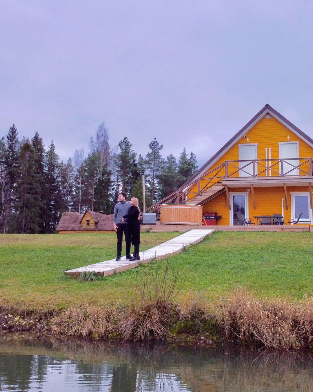 Pihlaka hunter's cabin in Viljandimaa
